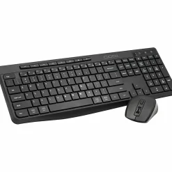 CODi Triple Connection Multi-Device Wireless Keyboard and Mouse Combo - with Bluetooth, 2.4GHz Connectivity & USB-C Charging
