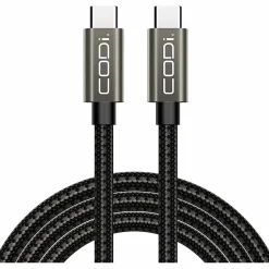 CODi USB-C to USB-C Charge & Sync Cable - 3ft Braided Nylon