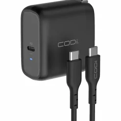 CODi 65W GaN USB-C Wall Charger - with Power Delivery and PPS Fast Charging