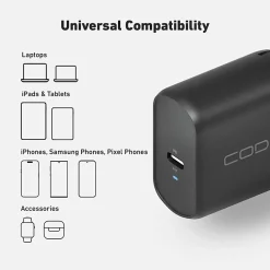 CODi 65W GaN USB-C Wall Charger - with Power Delivery and PPS Fast Charging