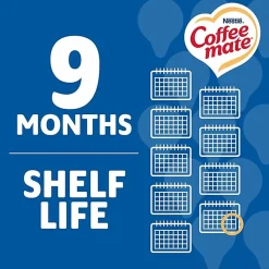 Coffee mate Almond Milk Vanilla Plant-Based Liquid Creamer Singles - Natural Vanilla Almond Milk Flavor - 0.38 fl oz (11 mL)Tub - 50 / Box