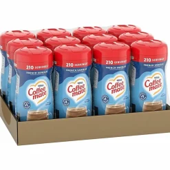 Coffee mate French Vanilla Powdered Coffee Creamer Canister - French Vanilla Flavor - 15 oz Canister - 12 / Carton