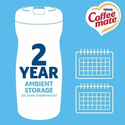 Coffee mate French Vanilla Powdered Coffee Creamer Canister - French Vanilla Flavor - 15 oz Canister - 12 / Carton