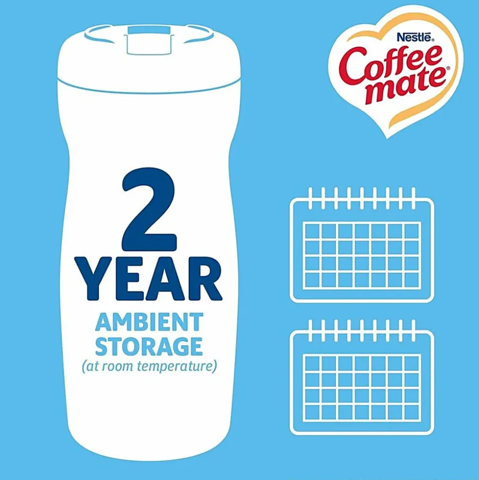 Coffee mate French Vanilla Powdered Coffee Creamer Canister - French Vanilla Flavor - 15 oz Canister - 12 / Carton