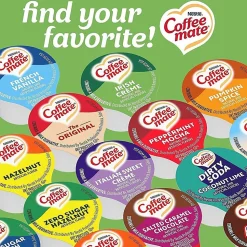 Coffee mate Irish Creme Nondairy Liquid Creamer Singles - Irish Cream Flavor - 0.38 fl oz (11 mL) - 180 / Carton