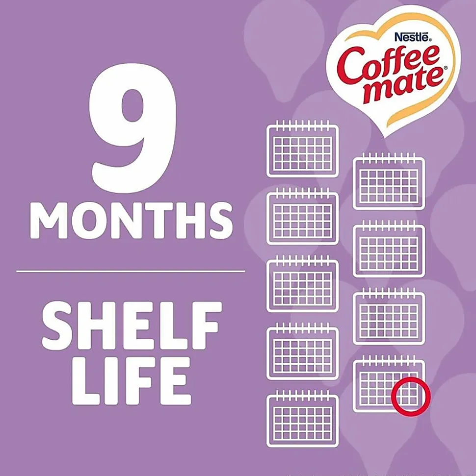 Coffee mate Italian Sweet Creme Nondairy Liquid Creamer Singles - Italian Sweet Creme Flavor - 0.38 fl oz (11 mL) - 180 / Carton