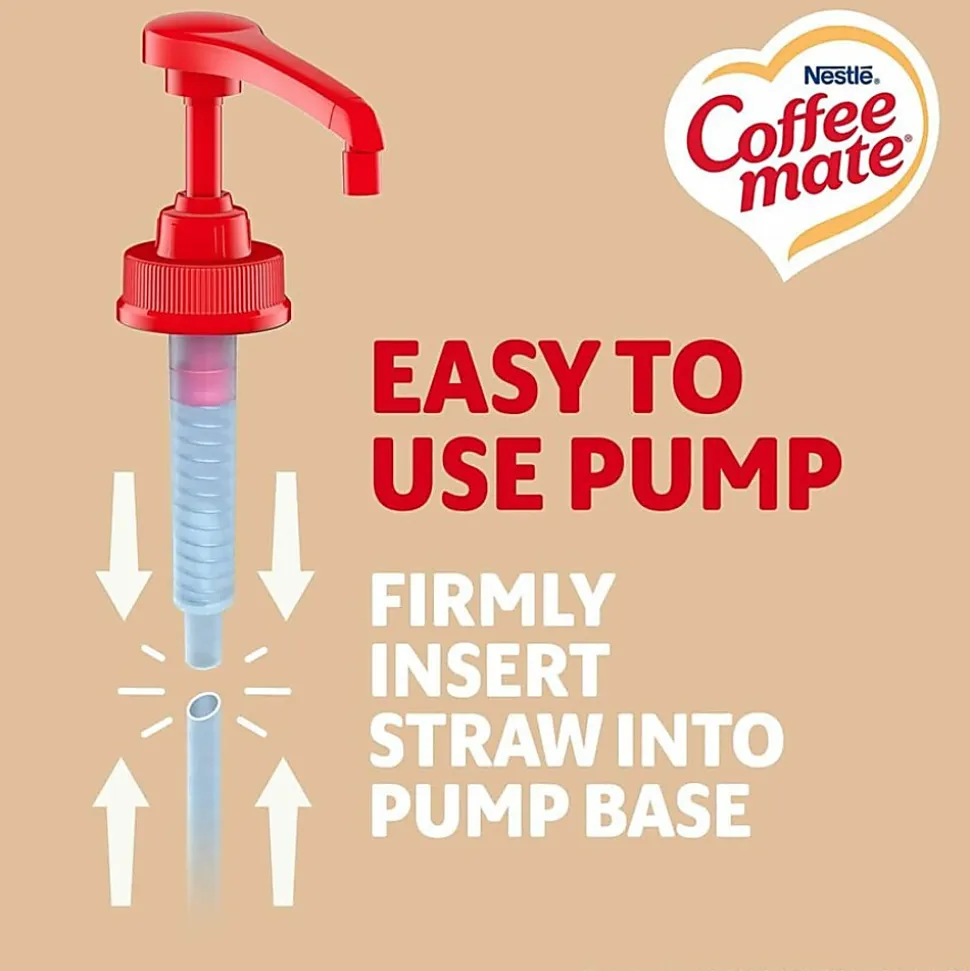 Coffee mate Sweetened Original Liquid Concentrate Coffee Creamer, 50.7 Oz, Pump Bottle, 13799CT, 2/Carton