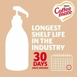 Coffee mate Sweetened Original Liquid Concentrate Coffee Creamer, 50.7 Oz, Pump Bottle, 13799CT, 2/Carton