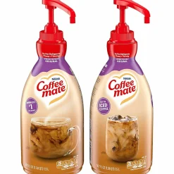 Coffee mate Sweetened Original Liquid Concentrate Coffee Creamer, 50.7 Oz, Pump Bottle, 13799CT, 2/Carton