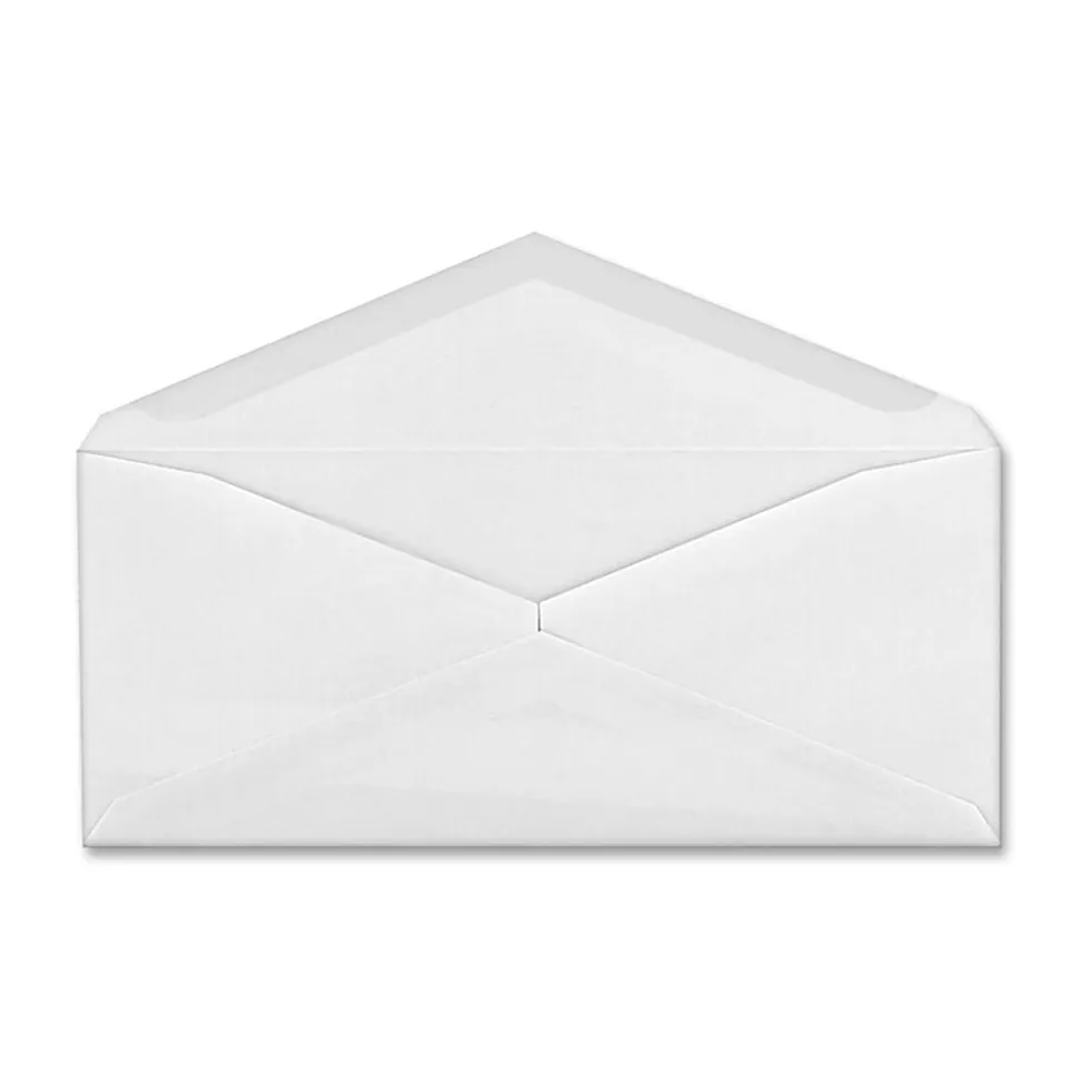 Columbian® #10 Business Envelopes, Gummed Seal, White, Box Of 500