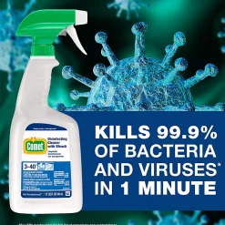 Comet® Disinfecting Cleaner Spray With Bleach, 32 Oz Bottle, Case Of 8 (4 Trigger per case)