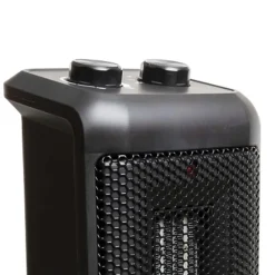 Comfort Glow 1500W Oscillating Ceramic Fan Tower Heater With Thermostat, 5-9/16