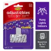 Command Adjustables Repositionable Clips, Clear, Pack Of 14 Clips/30 Strips