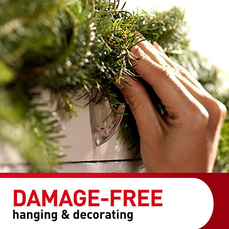 Command® Assorted Hooks Cabinet Pack, 50 Hooks, 50 Clear Adhesive Strips, Damage Free Hanging Picture Hangers, No Tools Wall Hanging Strips