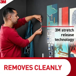 Command® Assorted Hooks Cabinet Pack, 50 Hooks, 50 Clear Adhesive Strips, Damage Free Hanging Picture Hangers, No Tools Wall Hanging Strips