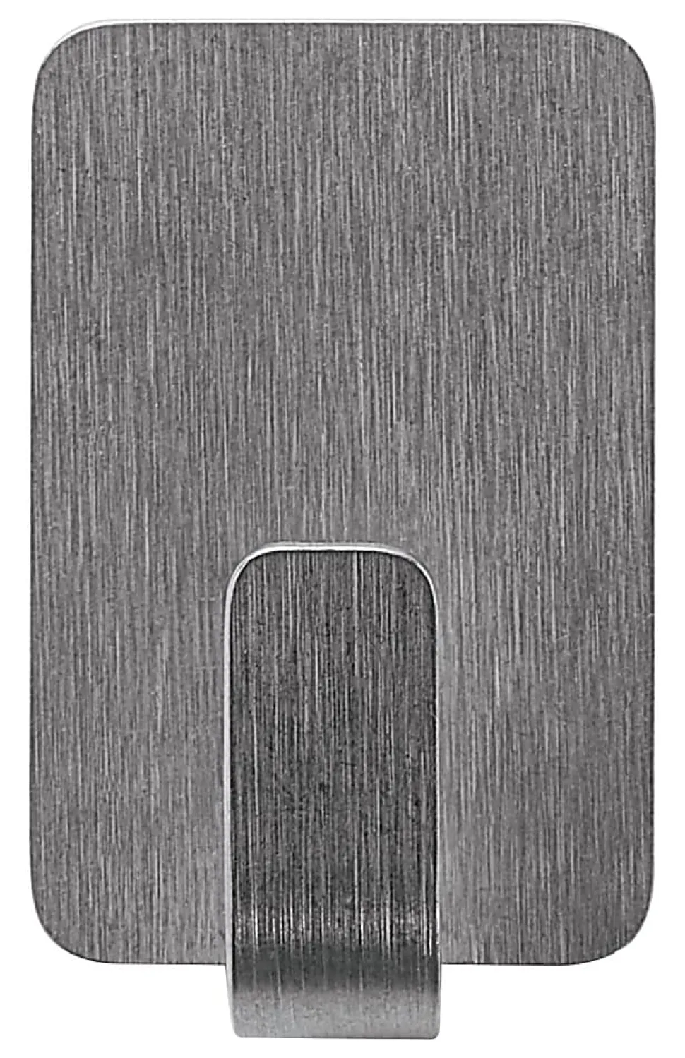 Command Damage-Free Removable Metal Hooks, Small, 5/8" x 3/4" x 1 1/4", Stainless Steel, Pack Of 4 Hooks