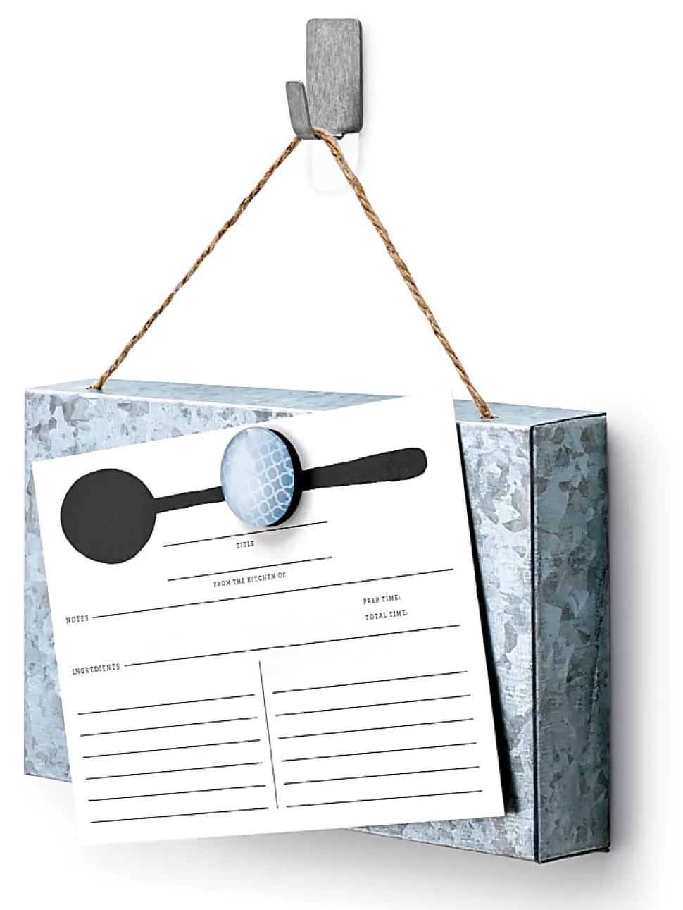 Command Damage-Free Removable Metal Hooks, Small, 5/8" x 3/4" x 1 1/4", Stainless Steel, Pack Of 4 Hooks