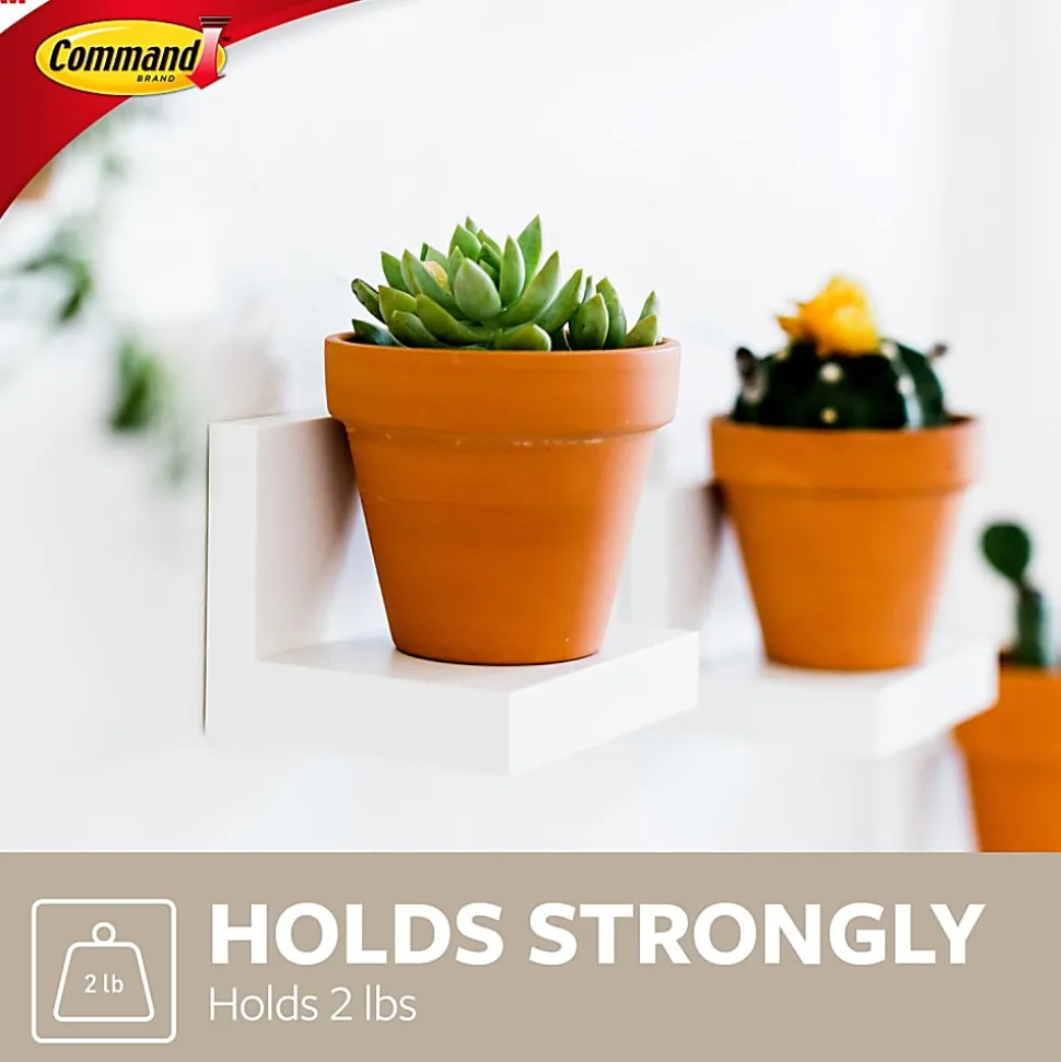 Command™ Display Ledge, 3"H x 4"W x 3 1/2"D, Quartz