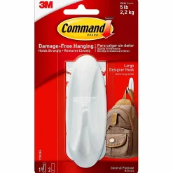 Command General Purpose Removable Plastic Hook, Large