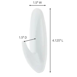 Command General Purpose Removable Plastic Hook, Large
