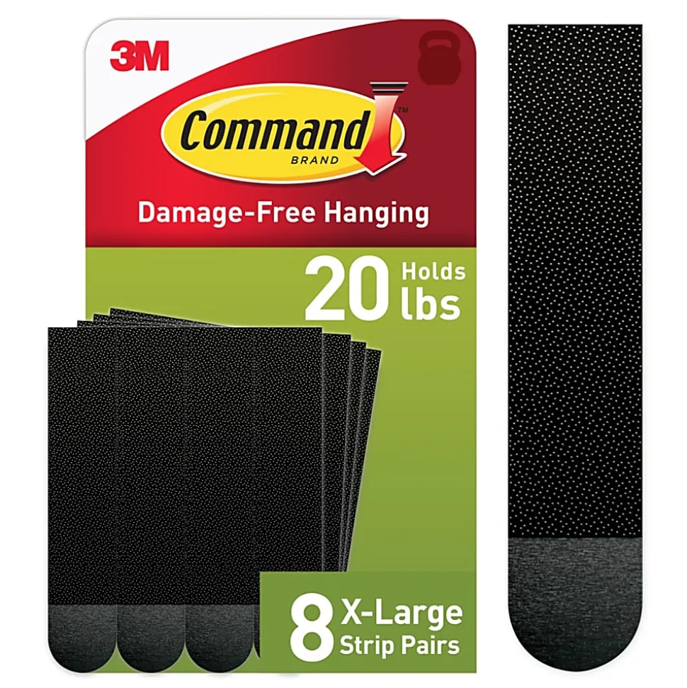 Command Hanging Strip, 17217BLK8ES