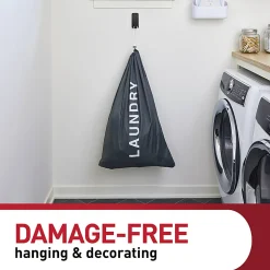 Command™ Jumbo Hook, 2 XL Hooks, 4 Adhesive Strips, Damage Free Hanging, No Tools Wall Hanging Strips For Living Spaces
