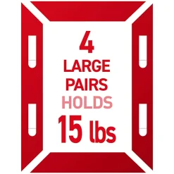 Command Large (15lb) Picture Hanging Strips, Black, 12 Pairs (24 strips), 17206BLK12ES