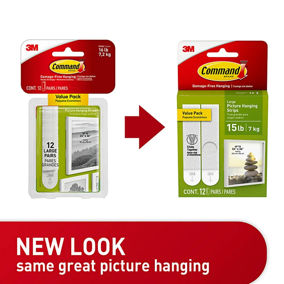 Command Large Picture Hanging Strips 17206-12ES, 1720612ES
