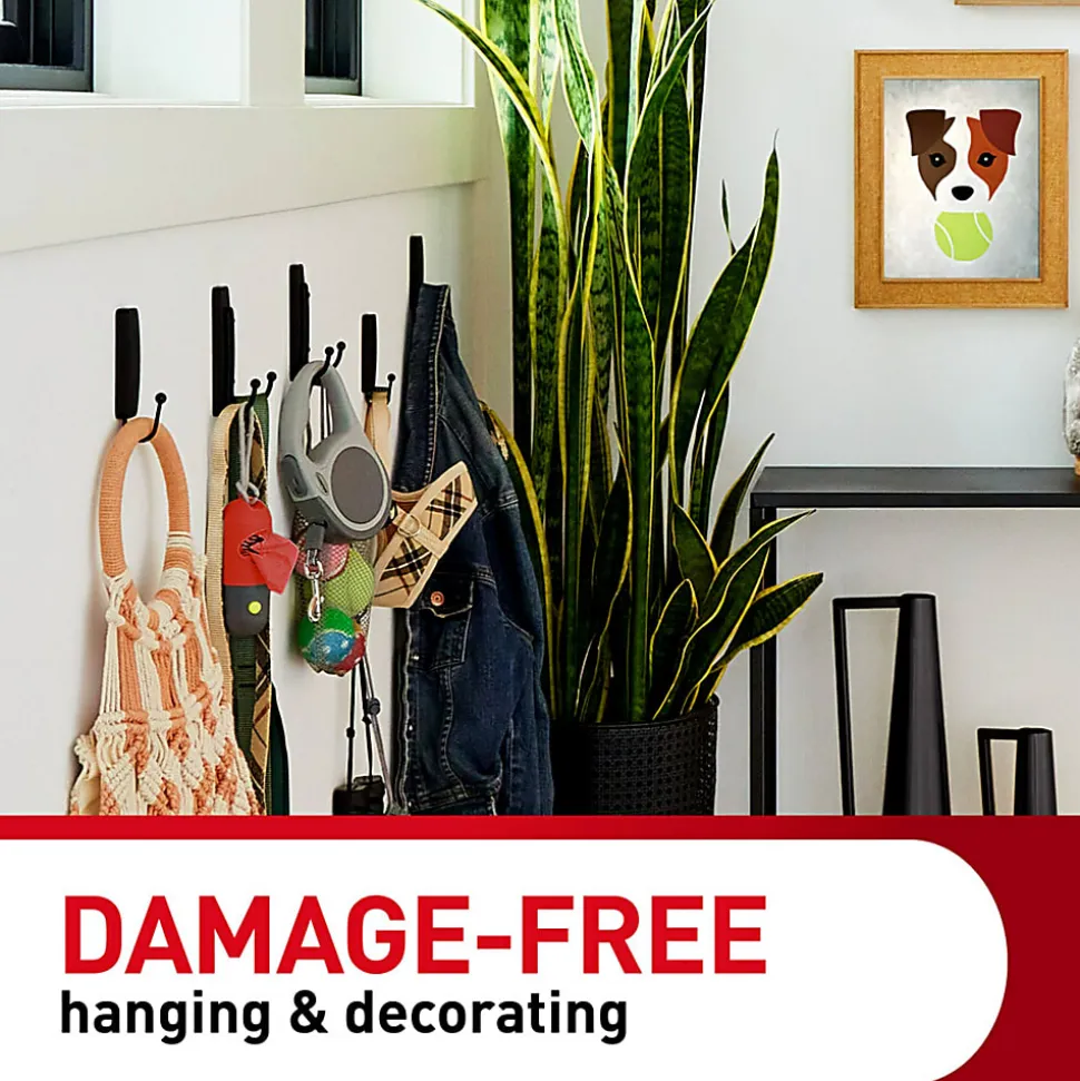 Command Large Strip Refill, 8 White Adhesive Strips, Damage Free Hanging Picture Hangers, No Tools Wall Hanging Strips For Living Spaces