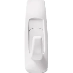Command® Large Utility Hooks, 3 Hooks, 6 White Adhesive Strips, Damage Free Hanging Picture Hangers, No Tools Wall Hanging Strips For Living Spaces