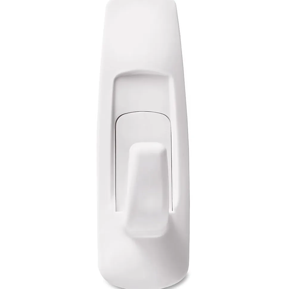 Command® Large Utility Hooks, 3 Hooks, 6 White Adhesive Strips, Damage Free Hanging Picture Hangers, No Tools Wall Hanging Strips For Living Spaces