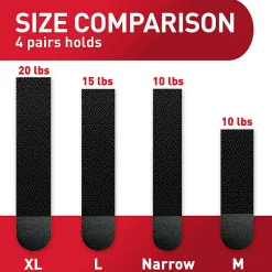 Command Medium Black Picture Hanging Strips, 17204BLK12ES
