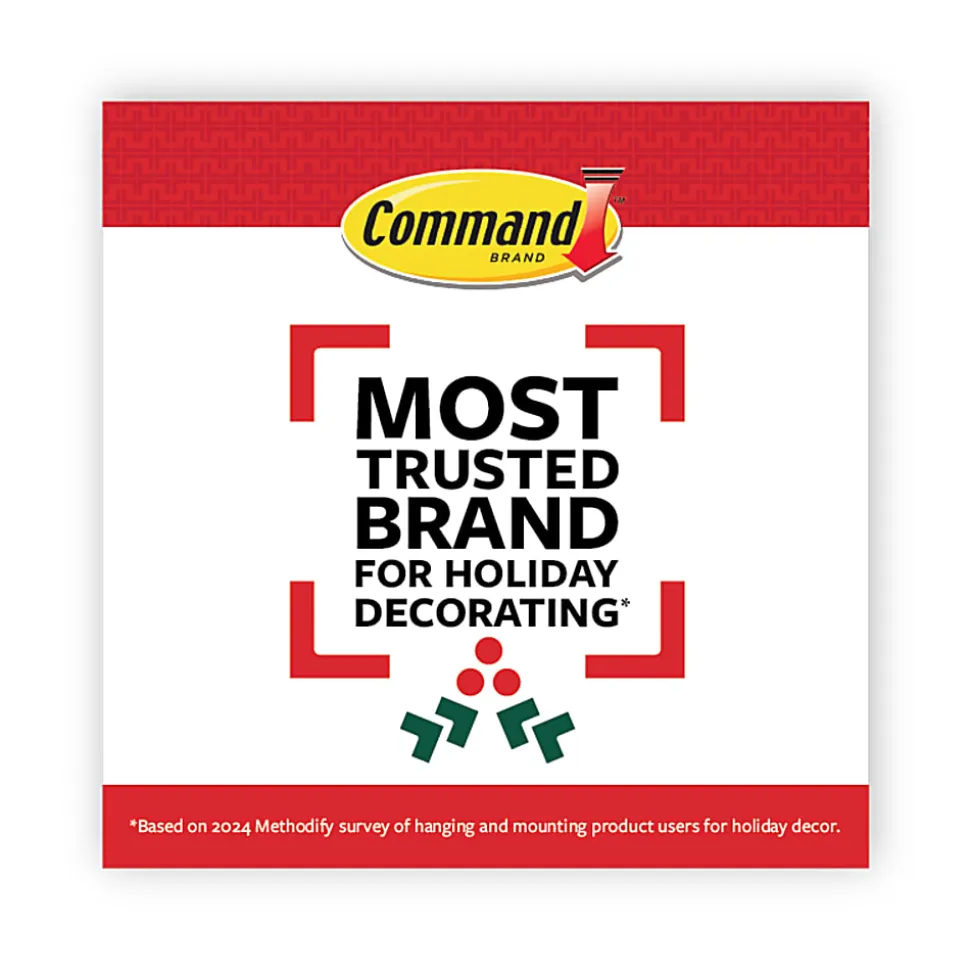 Command Medium Black Picture Hanging Strips, 17204BLK12ES