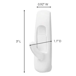 Command® Medium Hooks, 6 Hooks, 12 Adhesive Strips, Damage Free Hanging Picture Hangers, No Tools Wall Hanging Strips