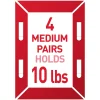 Command Medium Picture Hanging Strips Value Pack, 1720422NA