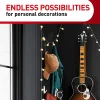 Command Medium Plastic Hooks, 2 Command Hooks, 4 Command Strips, Damage Free Hanging of Dorm Room Decorations, Clear