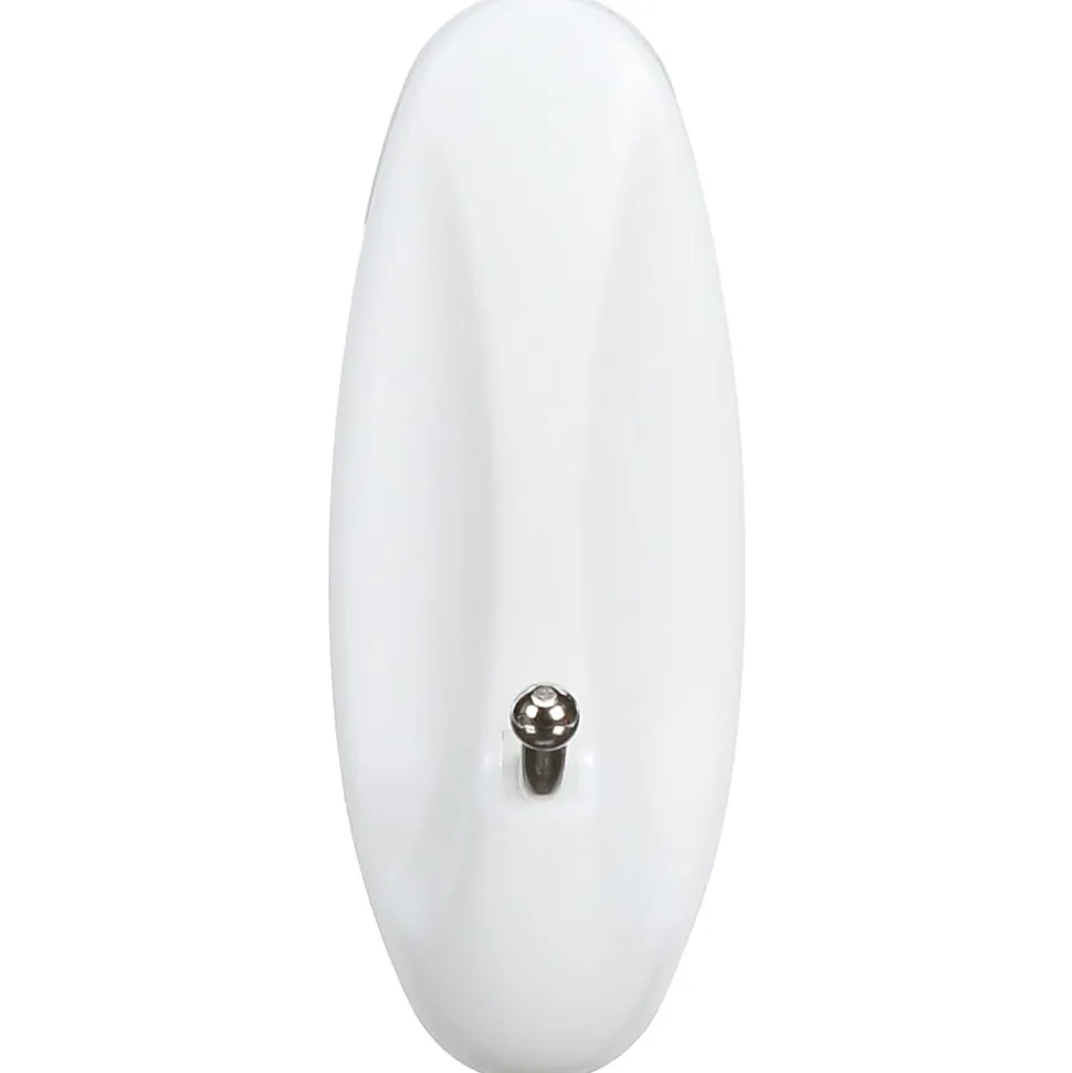 Command™ Medium Wire Hooks, Damage-Free, White, Pack of 2 Hooks, 2 Pairs of Strips