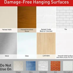 Command® Medium Wire Hooks, 35 Hooks, 40 White Adhesive Strips, Damage Free Hanging Picture Hangers, No Tools Wall Hanging Strips For Living Spaces