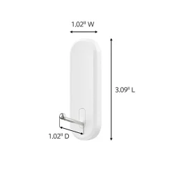 Command™ Medium Wire Hooks Value Pack, White, Pack Of 7 Hooks And 12 Strips