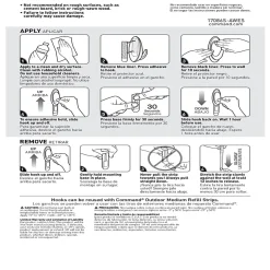 Command Outdoor Slate Terrace Hooks,  2 Medium Hooks, 4 Adhesive Strips, Damage Free Hanging Hooks, Great for Outdoor Use