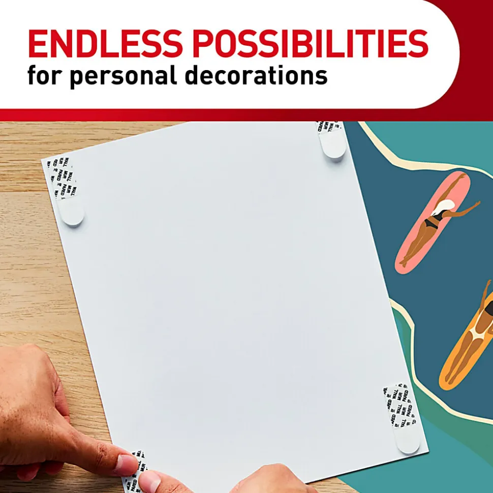 Command™ Poster Strips, Multi-Pack 48 strips, 17024VP