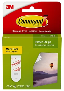 Command™ Poster Strips, Multi-Pack 48 strips, 17024VP
