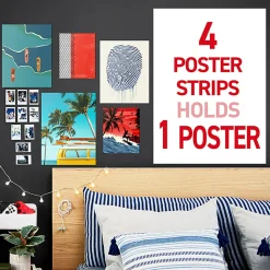 Command™ Poster Strips, Multi-Pack 48 strips, 17024VP