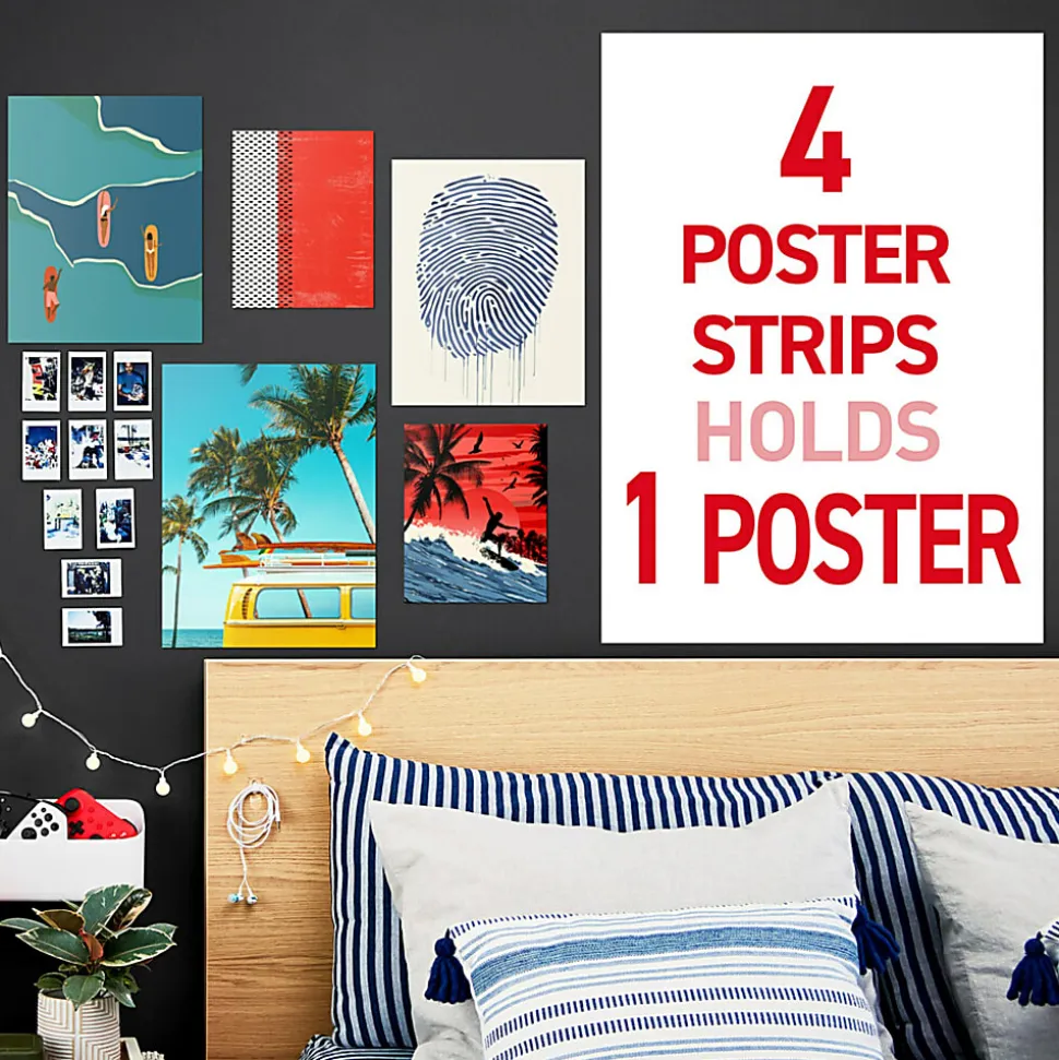 Command™ Poster Strips, Multi-Pack 48 strips, 17024VP