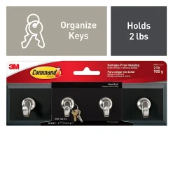 Command Slate Key Rail, 2 lb, 1 Slate Key Rail, 6 Small Strips
