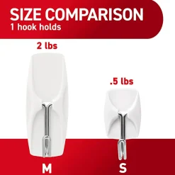 Command 28 Small Wire Toggle Hooks and 32 Command Strips, Damage Free Hanging Hooks Wall Hangers for Hanging Home Decor, Holds up to 0.5 lb