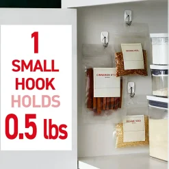 Command 28 Small Wire Toggle Hooks and 32 Command Strips, Damage Free Hanging Hooks Wall Hangers for Hanging Home Decor, Holds up to 0.5 lb