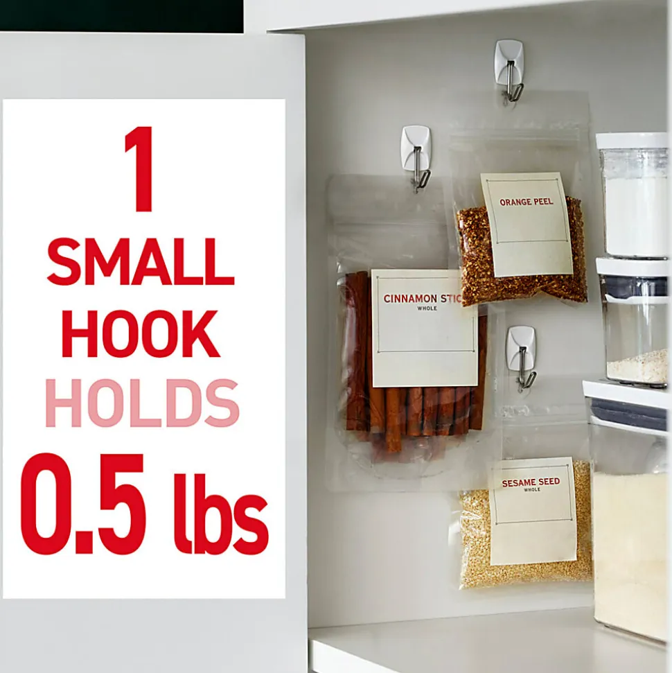 Command 28 Small Wire Toggle Hooks and 32 Command Strips, Damage Free Hanging Hooks Wall Hangers for Hanging Home Decor, Holds up to 0.5 lb