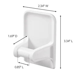 Command Spray Bottle Hangers, 2 Bottle Hangers, 4 White Adhesive Strips, Damage Free Hanging Picture Hangers, No Tools Wall Hanging Strips