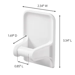 Command Spray Bottle Hanger, White, 2.5 lb, 1 Hanger, 2 Large Strips/pack